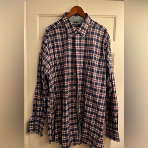 Nautica Men's Casual Plaid Button-Down Shirt